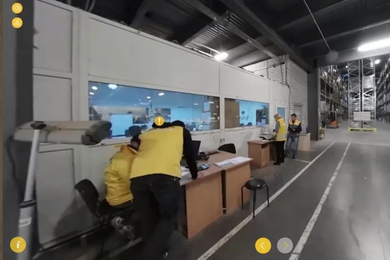 Віртуальний тур AID HELP: панорама складу