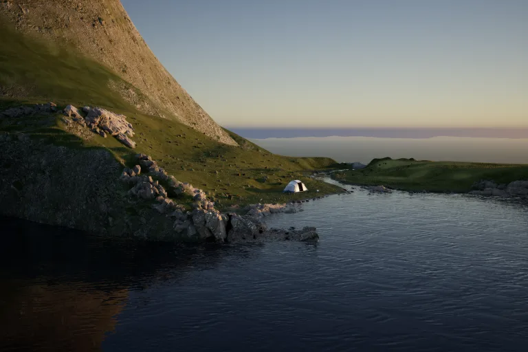 Camping VR: гірське озеро у віртуальному шоурумі Decathlon